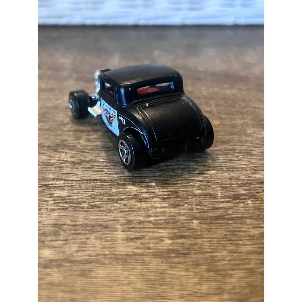 2001 Hot Wheels Black '32 Ford State Trooper Model #216 Hot Rod Loose Die Cast